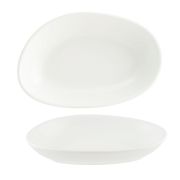 Bonna (Турция) Соусник  70 мл. 120*80 мм. h=22 мм. овальный Белый, форма Ваго волнистый край Bonna /1/12/