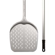 Лопата для пиццы перфорированная,BELLINI 34см, H170 см, алюминий 95/34LC