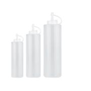 Бутылка для соуса 240мл., пластик,цвет белый, 41526-B1