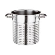 Вставка-дуршлаг 28см из нержавеющей полированной стали, перфорированное дно и стенки 11123-28