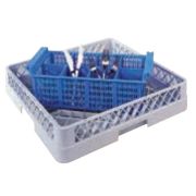 Кассета для приборов 8 ячеек (вместимость 250 шт.) 42,6х20,6х15 см, полипропилен 14015-08