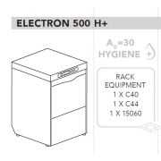 МАШИНА ПОСУДОМОЕЧНАЯ DIHR ELECTRON 500 H+