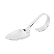 Ложка с изогнутой ручкой для закусок См 13,5, цвет хром нерж. сталь 42988-99