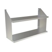 ПОЛКА НАСТЕННАЯ ДВУХ-УРОВНЕВАЯ ПК2-100/40