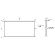 ПАНЕЛЬ ЗАДНЯЯ ENOFRIGO Д/ВИТРИНЫ CERVINO AC99040053 ЦВЕТ 411 СПЕЦ.