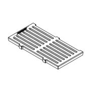 РЕШЕТКА КОЛОСНИКОВАЯ Д/ПЕЧЕЙ JOSPER 10,4X46СМ 250165