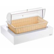 Корзина для хлеба прямоугольная BUFFET с пласт.крышкой, на подставке 511B6700