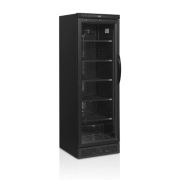 ШКАФ ХОЛОДИЛЬНЫЙ СО СТЕКЛОМ TEFCOLD CEV425 BLACK L/H