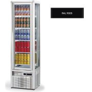 ШКАФ ХОЛОД. СО СТЕКЛОМ TECFRIGO SNELLE 281 G ЧЕРНЫЙ RAL9005+ЗАМОК