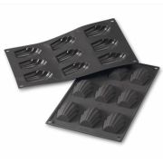 Форма силик. д/зам. и вып. "Ракушка" 68х45мм h17мм, 9 ячеек 30SF032N
