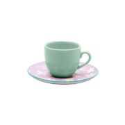 Пара чайная COUP COLORE (чашка 220мл и блюдце 16см) Oxford 126863, ED02-4689