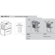 МАШИНА ПОСУДОМОЕЧНАЯ DIHR RX 101 E DX+DDE+DR24+LC73