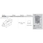 МАШИНА Д/МОЙКИ ЯЩИКОВ DIHR VX 251 DX+DDE+XP+TB99
