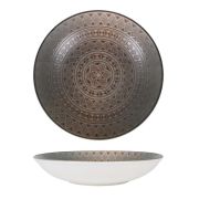 Bonna (Турция) Тарелка d=250 мм. глубокая 1300 мл. h=50 мм. Дамаск, форма Банкет Bonna /1/6/