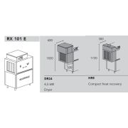 МАШИНА ПОСУДОМОЕЧНАЯ DIHR RX 101 E SX+DR24+HR5+DDE/ДЕЛЕНИЕ 2 ЧАСТИ