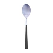 Pintinox (Италия) Ложка столовая Хайв 18/10 кованая 21 см. ручка пластик черная Pinti /12/