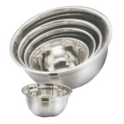 Миска полусферическая 1,30л d18см, без ручек, нерж.сталь GBL18