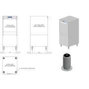 МАШИНА КОТЛОМОЕЧНАЯ DIHR LP1 S5 PLUS МОРСК.ВЕР.230В 3Ф БЕЗ НЕЙТР.50ГЦ+PS+DDE+СПЕЦ.НОЖКИ