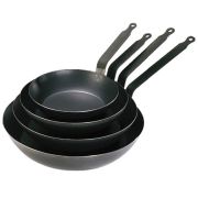 Сковорода d18см h3,6см, голубая сталь "La Lyonnase" 5020.18