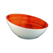 Bonna (Турция) Салатник d=220 мм. 850 мл. h=60/105 мм. скошенный край Терракота, форма Ванто Bonna /1/6/258/