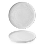 Тарелка мелкая d26см h2см, с прямым бортом, Era, цвет Grey ERAGWP261