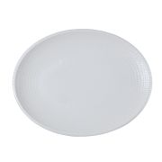 Bonna (Турция) Блюдо овальное 250*190 мм. Белый Пьюре Дот, форма Мув Bonna /1/12/756/