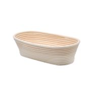 MGprof Форма для расстойки теста 300*150 мм. h=80 мм. овальная, из лозы (ротанга) MGprof /1/ АКЦИЯ