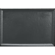 Поднос для выпечки 24,5х16,5см, меламин, Matte, цвет черный S-2978