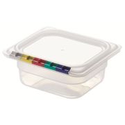 Пластик (Россия) Гастроемкость 1/6 h= 65 мм. 176*162 мм. 1 л. поликарб. прозрач. /1/14/