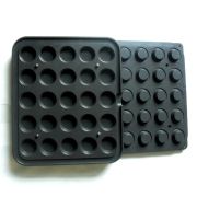 Форма 12 для выпечки круг. пирожных d52/37мм h20мм (для Cookmatic), 25 ячеек PIASTRA/12