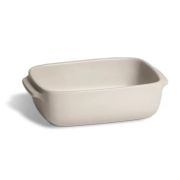 EMILE HENRY (Франция) Форма для запекания и подачи  550 мл. 165*125 мм. h=50 мм. с ушками бежевая керам Emile Henry /1/3/