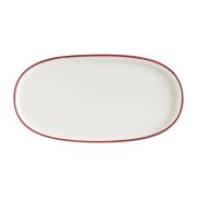 Bonna (Турция) Блюдо овальное 210*100 мм. Линеа Бургундия, форма Хюгге Bonna /1/12/1116/