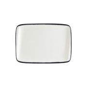 Bonna (Турция) Блюдо прямоуг. 230*160 мм. Линеа Черный, форма Мув Bonna /1/12/1128/