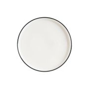 Bonna (Турция) Тарелка d=220 мм. Линеа Черный, форма Хюгге Bonna /1/6/558/