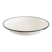 Bonna (Турция) Тарелка d=200 мм. глубокая 500 мл. h=40 мм. Линеа Черный, форма Гурмэ Bonna /1/12/900/