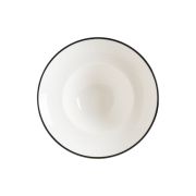 Bonna (Турция) Тарелка d=270 мм. глубокая 450 мл. h=56 мм. Линеа Черный, форма Гурмэ Bonna /1/6/408/
