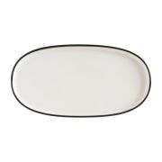 Bonna (Турция) Блюдо овальное 210*100 мм. Линеа Черный, форма Хюгге Bonna /1/12/