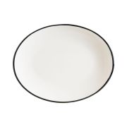 Bonna (Турция) Блюдо овальное 310*240 мм. Линеа Черный, форма Мув Bonna /1/6/582/