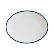 Bonna (Турция) Блюдо овальное 250*190 мм. Линеа Синий, форма Мув Bonna /1/12/960/ ТП
