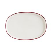 Bonna (Турция) Блюдо овальное 340*230 мм. Линеа Бургундия, форма Хюгге Bonna /1/6/534/