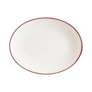 Bonna (Турция) Блюдо овальное 250*190 мм. Линеа Бургундия, форма Мув Bonna /1/12/960/ ТП