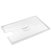 GASTROPLAST (Турция) Крышка для гастроем. 1/1 поликарб.прозрач. (-40/+99С) универсальная с отверстием для ложки GP /1/12/