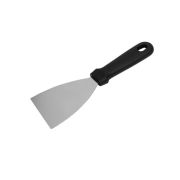 Нерж (Китай) Лопатка 22,5 см. прямая раб. часть 10,5*7,5 см. нерж. с пластик. ручкой /1/