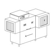 МАШИНА ПОСУДОМОЕЧНАЯ DIHR RX 184 LC SX+DDE