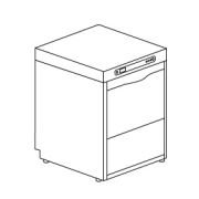 МАШИНА ПОСУДОМОЕЧНАЯ DIHR DS 40 T+DDE+PS+МОРСК.ВЕР.220В/50ГЦ БЕЗ НЕЙТР.+СПЕЦ.НОЖКИ