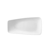 Ariane (Индия) Тарелка прямоуг. 195*104 мм. с приподнятым краем Белый Ариан /1/12/