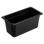 GASTROPLAST (Турция) Гастроемкость 1/3 h=150 мм. 325*176 мм. 5,3 л. поликарб. черная GP /1/18/