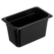 GASTROPLAST (Турция) Гастроемкость 1/4 h=150 мм. 265*162 мм. 3,6 л. поликарб. черная GP /1/24/