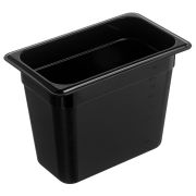 GASTROPLAST (Турция) Гастроемкость 1/4 h=200 мм. 265*162 мм. 4,7 л. поликарб. черная GP /1/24/