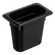 GASTROPLAST (Турция) Гастроемкость 1/9 h=150 мм. 176*108 мм. 1,1 л. поликарб. черная GP /1/54/
